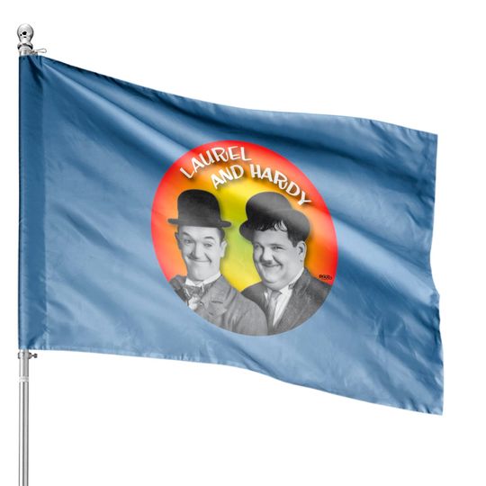 Discover Laurel and Hardy-2 - Laurel And Hardy - House Flags