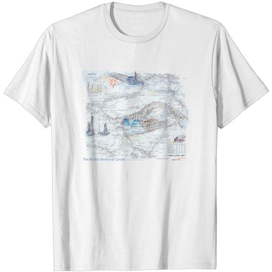 Discover The Cheshire Ring Map - Map - T-Shirt