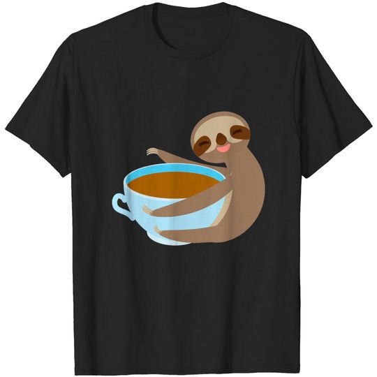 Discover sloth, sloffee, coffee cup - Cup Of Coffee - T-Shirt
