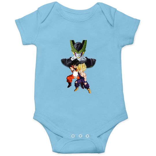 Discover Dragon Ball Z Cell Goku and Gohan Onesies