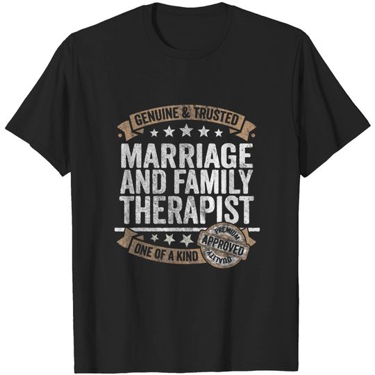 Discover Marriage And Family Therapist Gift Profession Job Tee Shirt