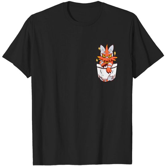 Discover Pocket Shiny Flame Cat - Shiny Torra Cat - T-Shirt