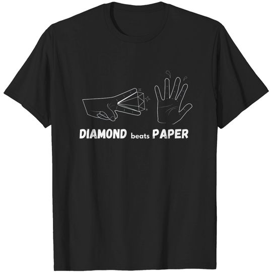 Discover Diamond beats Paper - Diamond Hands - T-Shirt