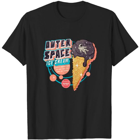 Discover Outer Space Ice Cream - Space Ice Cream - T-Shirt