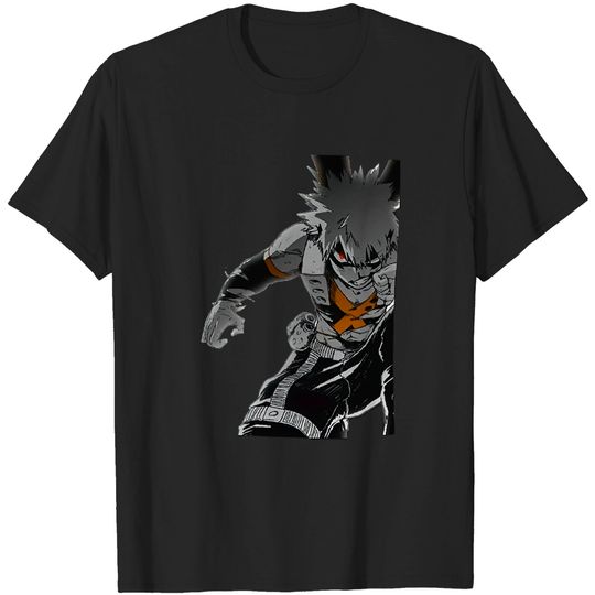 Discover Short Sleeve T-Shirt for Men Anime & Katsuki Bakugou Premium