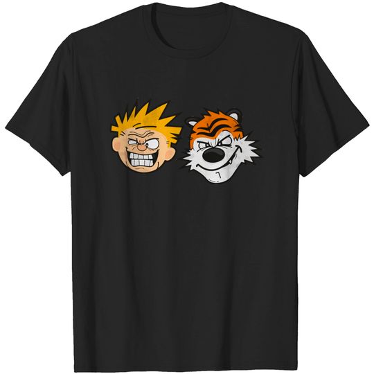Discover calvin and hobbes face - Calvin And Hobbes - T-Shirt