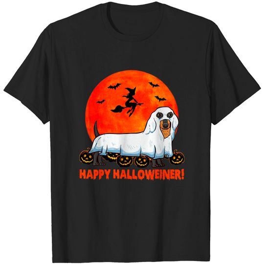 Discover Happy Halloweiner Dachshund Halloween T-Shirt