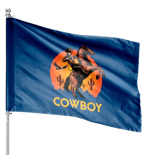 Discover cowboy - Cowboy - House Flags
