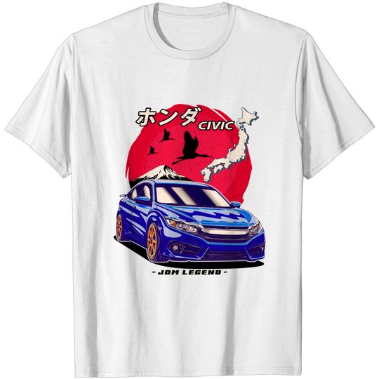 Discover Nippon JDM Civic Si - Car - T-Shirt