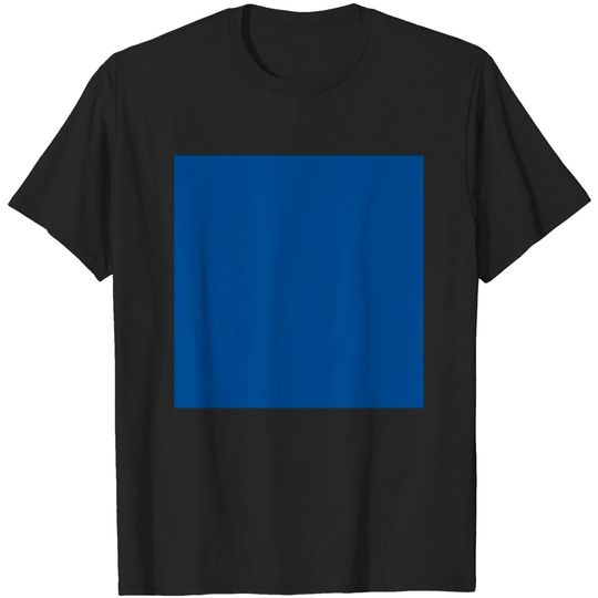 Discover PLAIN SOLID Yale Blue - Blue - T-Shirt