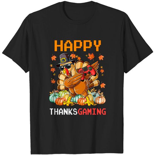Discover Happy Thanksgaming Turkey Game Controller Thanksgiving T-Shirt