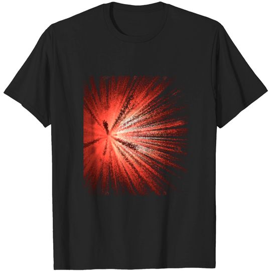 Discover Red star explosion - Rays Of Light - T-Shirt