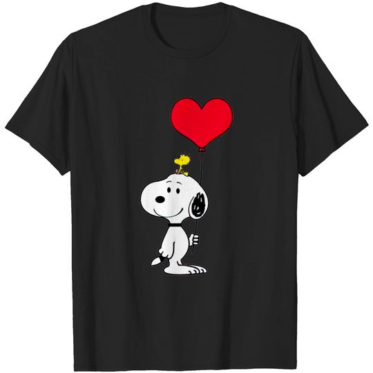 Discover Snoopy With Love Balloon T-Shirt
