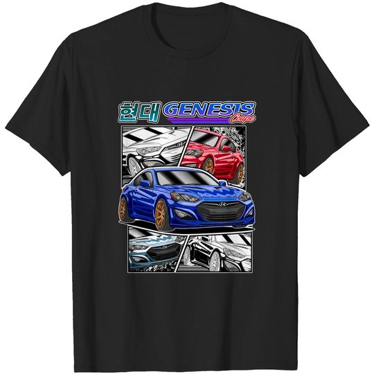Discover KDM Hyundai Genesis Coupe - Car - T-Shirt