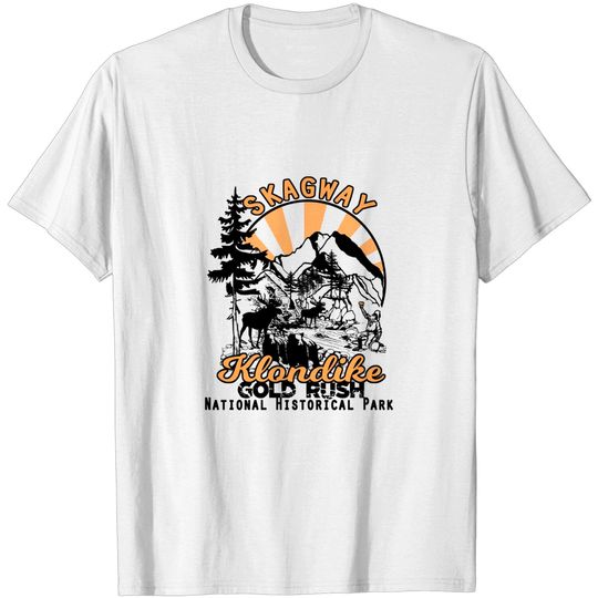 Discover Skagway Alaska Klondike Gold Rush National Park Keepsake T-Shirt