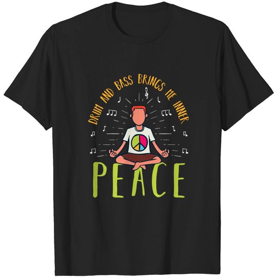 Discover Peace Love Drumming - Drum - T-Shirt
