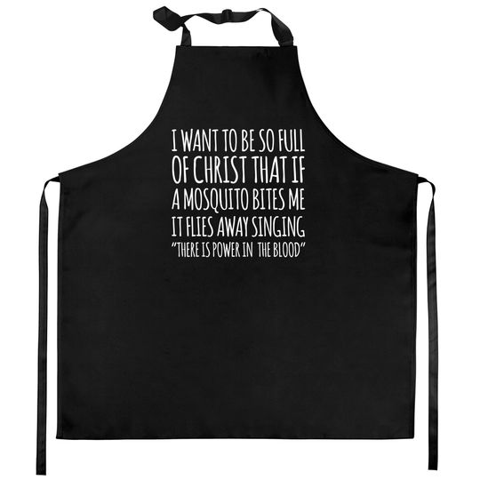 Discover God Christian Quote Jesus Religious Bible Mosquito Kitchen Aprons