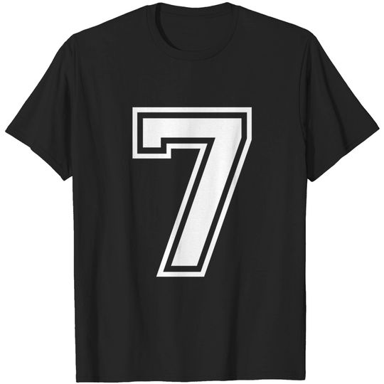 Discover Number 7 Seven - Number 7 - T-Shirt