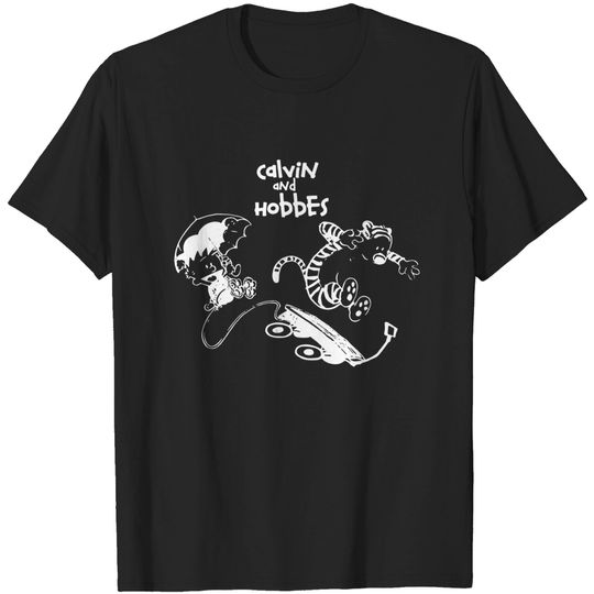 Discover Calvin Hobbes Fly - Calvin And Hobbes - T-Shirt