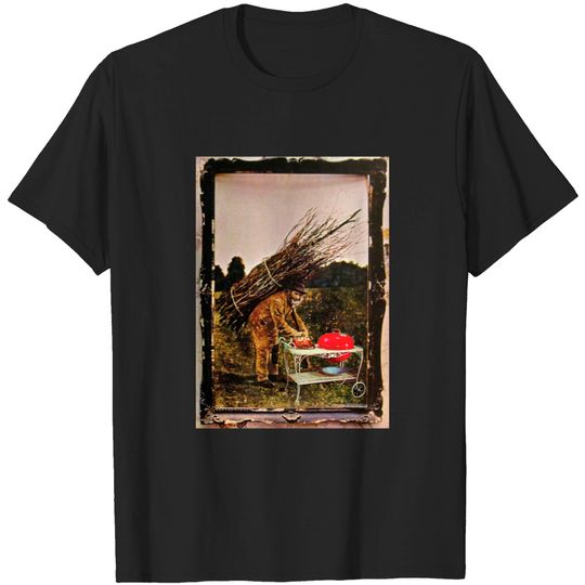 Discover Man Carrying more than Four Sticks While cooking on a Weber Seville - Weber - T-Shirt