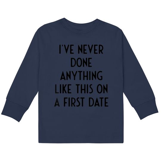 Discover White Lie Kids Long Sleeve T-Shirt - Funny Statement Apparel
