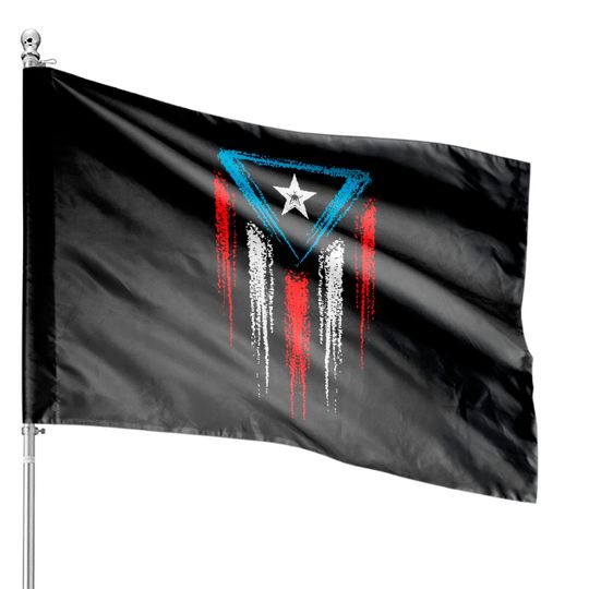 Discover Boricua Distressed Puerto Rico Flag Pullover House Flags