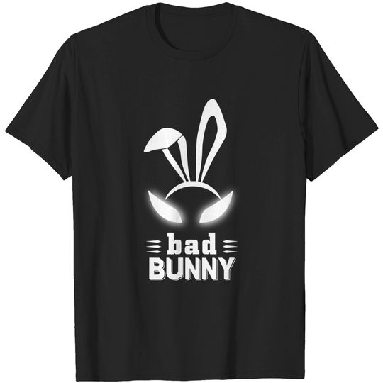 Discover Bunny With Ears T-Shirt Bad Bunny Custom