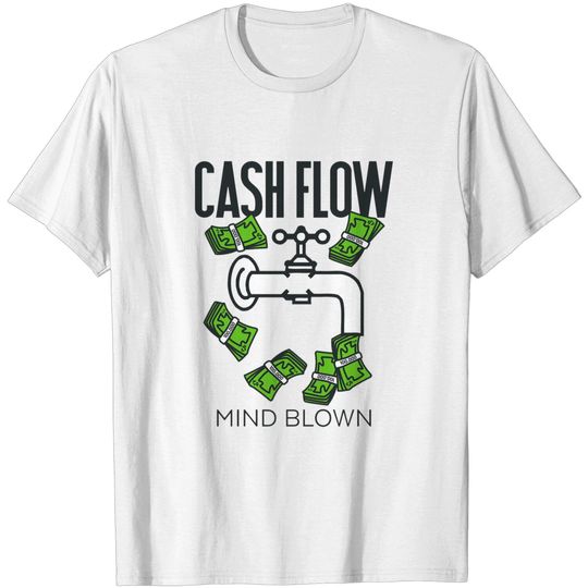 Discover Cash Flow, Mind Blown - Monopoly - T-Shirt