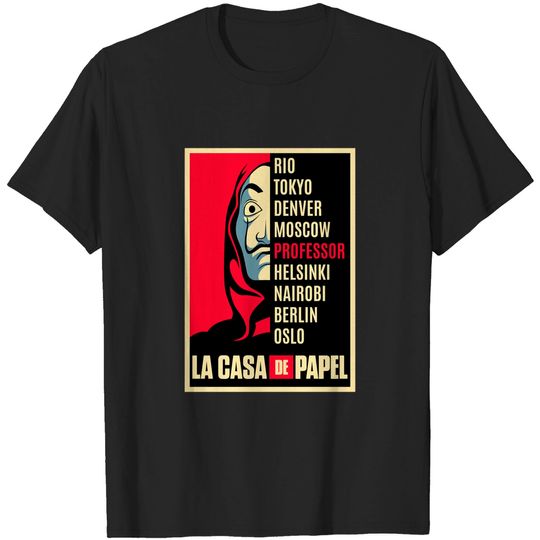 Discover All crew season 1 - Money Heist - T-Shirt
