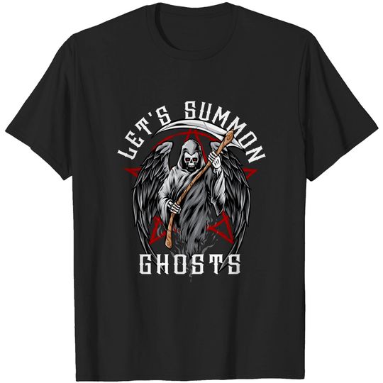 Discover Lets Summon Ghosts Witchcraft For Beginner Halloween T Shirt