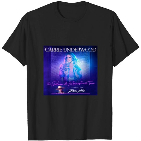 Discover Carrie Underwood The Denim & Rhinestones Tour Jimmie Allen T-Shirt