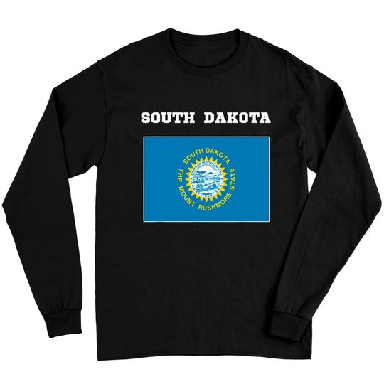 Discover South Dakota Long Sleeves Flag Long Sleeves