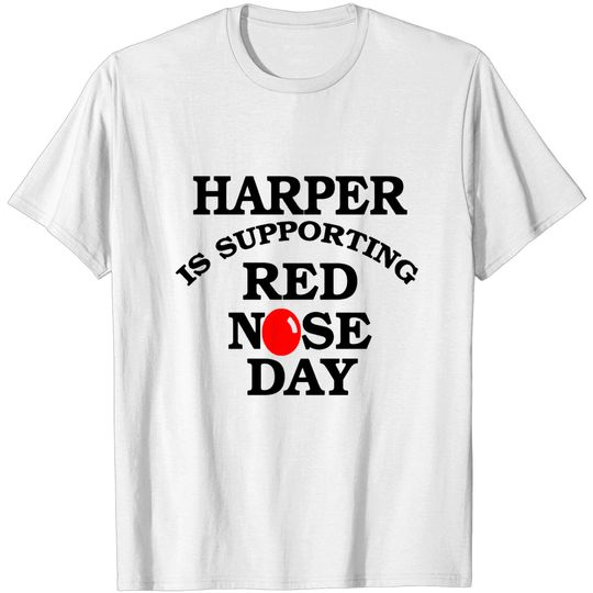 Discover Personalised Comic Relief Red Nose Day T-shirt for kids Baby vest Red Nose Day Adult t-shirt
