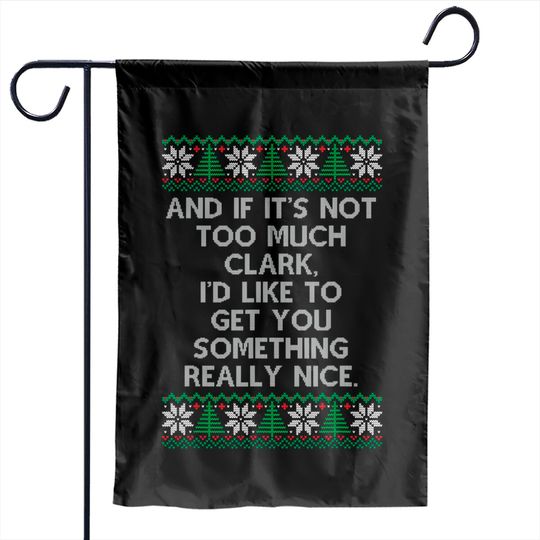 Discover Christmas Family Winter Vacation Ugly Sweater Style Garden Flags