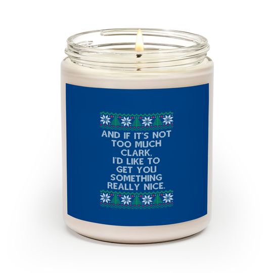 Discover Christmas Family Winter Vacation Ugly Sweater Style Scented Candles