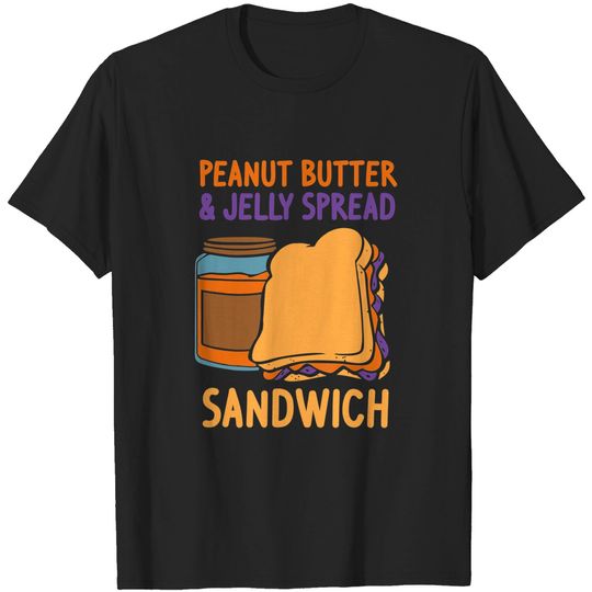 Discover Peanut Butter And Jelly Sandwich T-Shirt