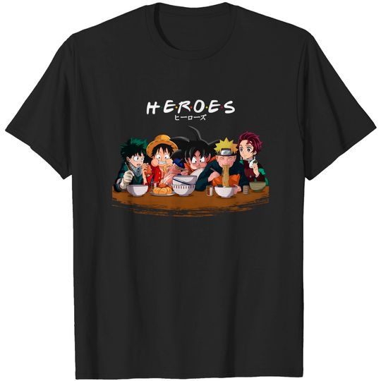 Discover H·E·R·O·E·S - Anime And Manga - T-Shirt
