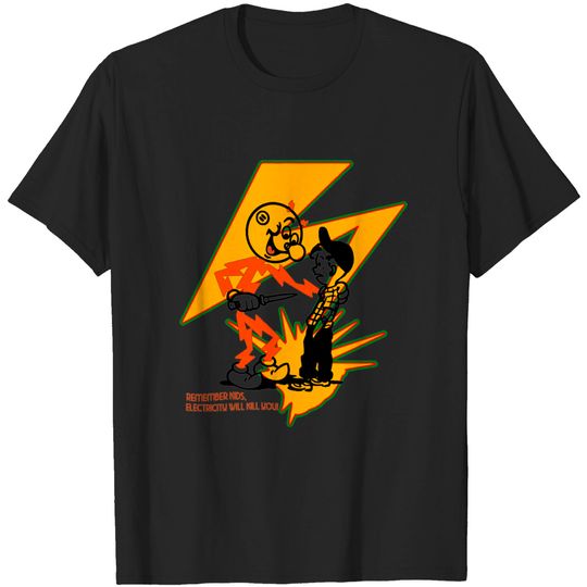 Discover Electricity Bad Brains - Electricity Will Kill You - T-Shirt