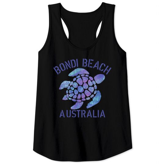 Discover Bondi Beach, AUS Beach Design / Tribal Turtle Gift Tank Tops