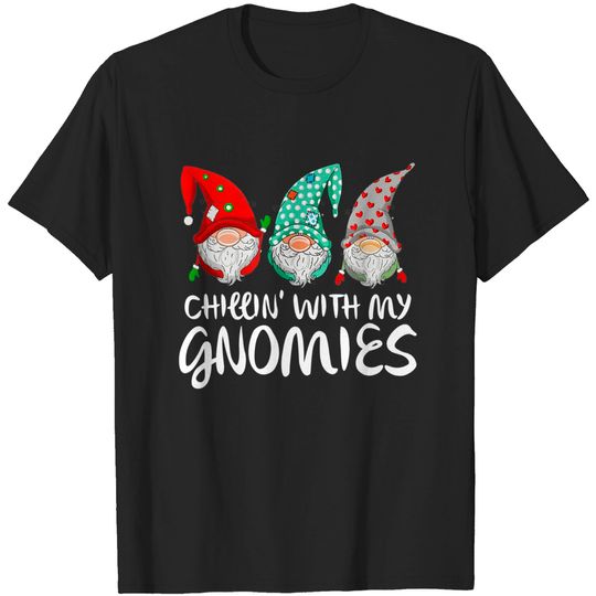 Discover Chilling With My Gnomies Garden Gnome Funny Christmas Gifts T-Shirt
