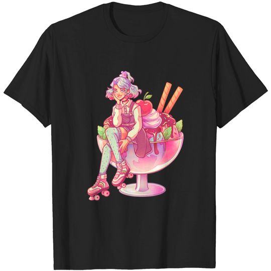 Discover Ice Cream Girl - Ice Cream - T-Shirt
