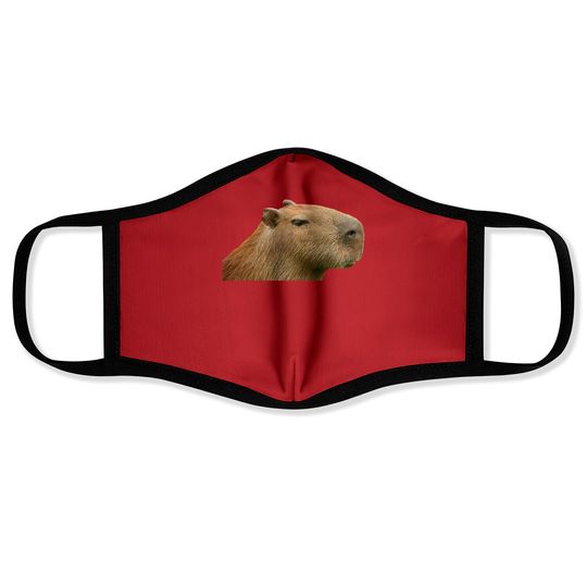 Discover Capybara Profile - Capybara - Face Masks
