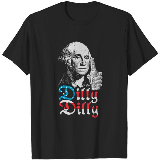 Discover Retta Dilly Dilly George Washington USA America Patriotic Men's T-Shirt