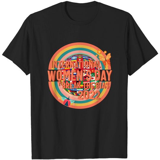 Discover International Women's Day Break The Bias 2022 Feminist Girl T-Shirt