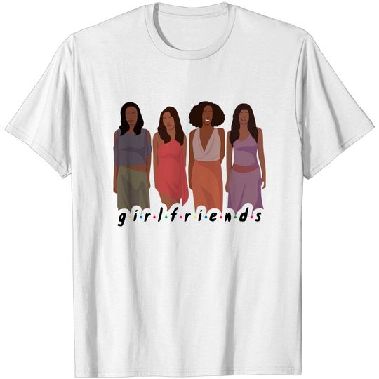 Discover Girlfriends Abstract Art - Black Tv Shows - T-Shirt