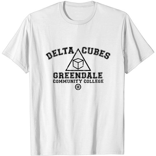 Discover Greendale Delta Cubes Fraternity Community T-Shirt