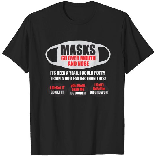 Discover Wear A Mask - Wear A Mask - T-Shirt