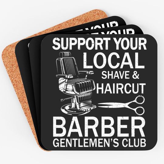 Discover Support Your Local Hairstylist Coasters