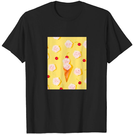 Discover Abstract Flower Ice Cream - Ice Cream - T-Shirt