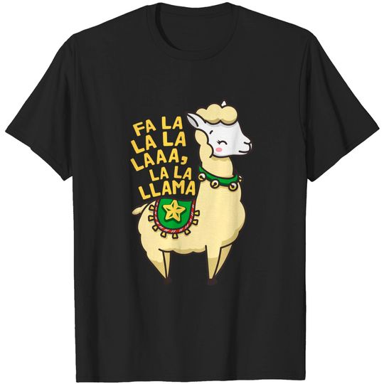 Discover Fa la la Llama - Funny Christmas - Christmas - T-Shirt